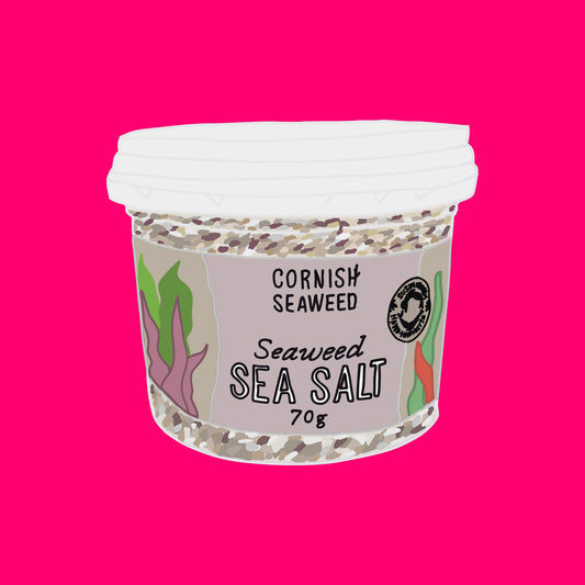 Wild seaweed salt