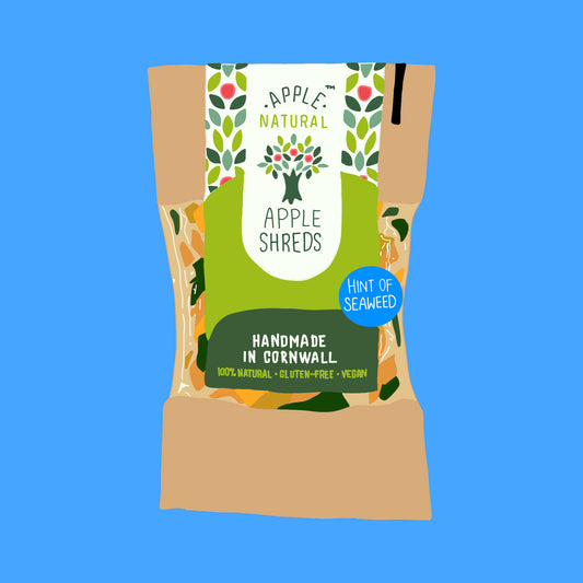 Apple and seaweed shreds