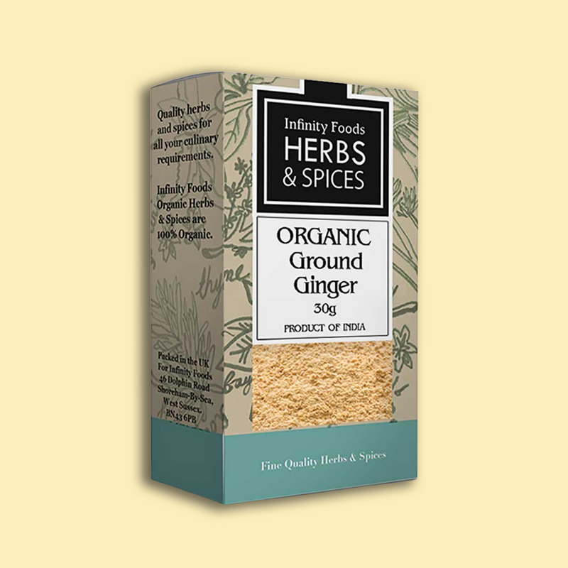 Organic ground ginger