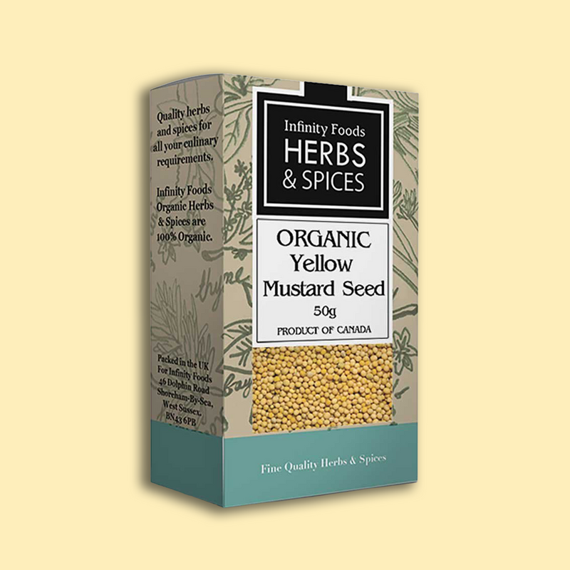 Organic yellow mustard seeds