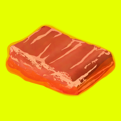 Pasture fed organic Jacob's Ladder in barbecue marinade