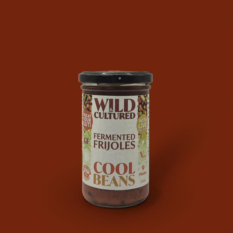 Organic fermented Mexican black beans