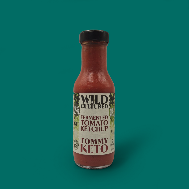 Organic fermented keto tomato ketchup