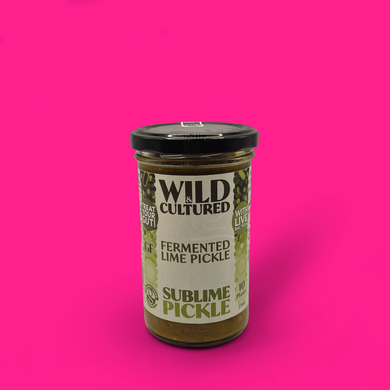 Organic fermented lime pickle