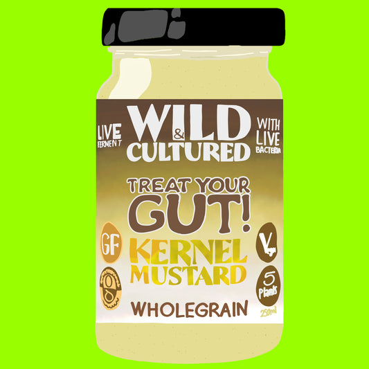 Organic fermented wholegrain mustard