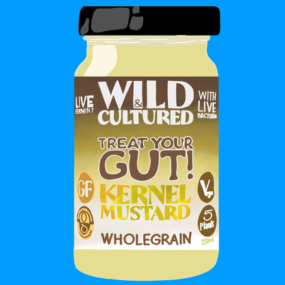 Organic fermented wholegrain mustard