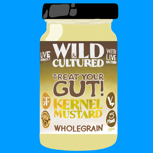 Organic fermented wholegrain mustard