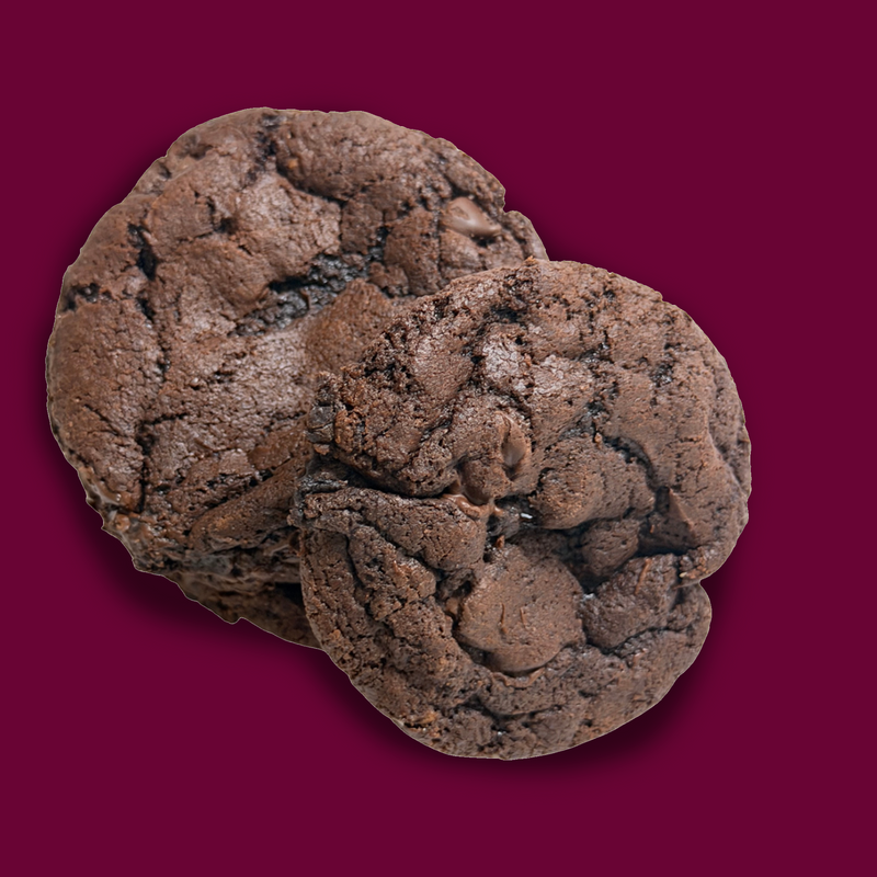 Chocolate sourdough cookies