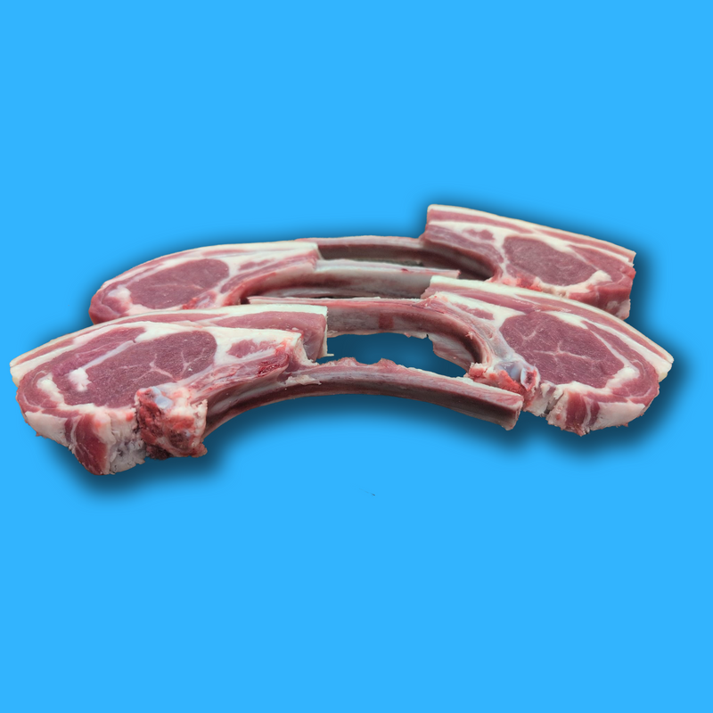 Pasture fed organic lamb cutlets