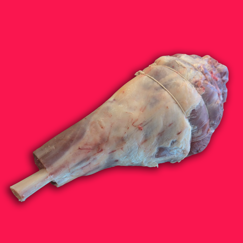 Pasture fed organic lamb leg