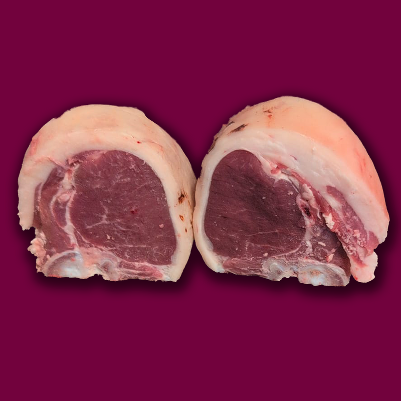 Pasture fed organic lamb chop