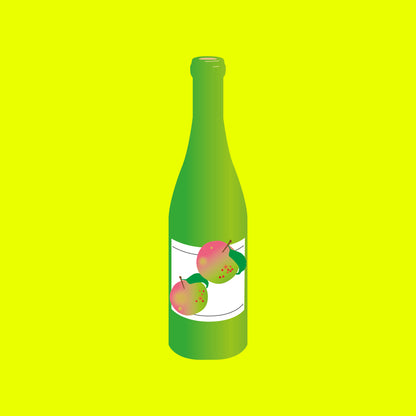 Biodynamic organic apple juice