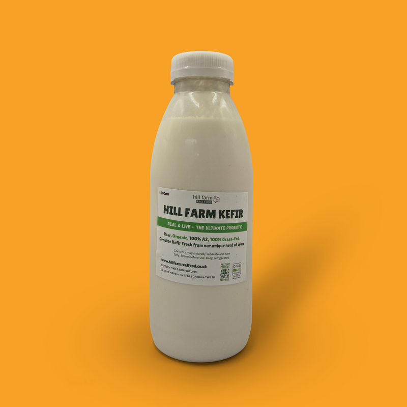 Pasture fed raw organic kefir