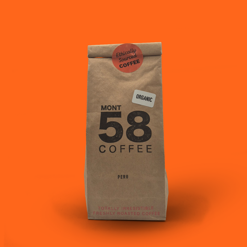 Organic Peruvian coffee beans