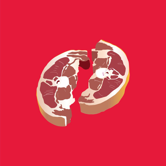 Pasture fed organic Barnsley lamb chop