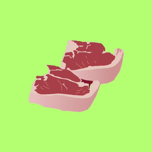 Pasture fed organic lamb chops