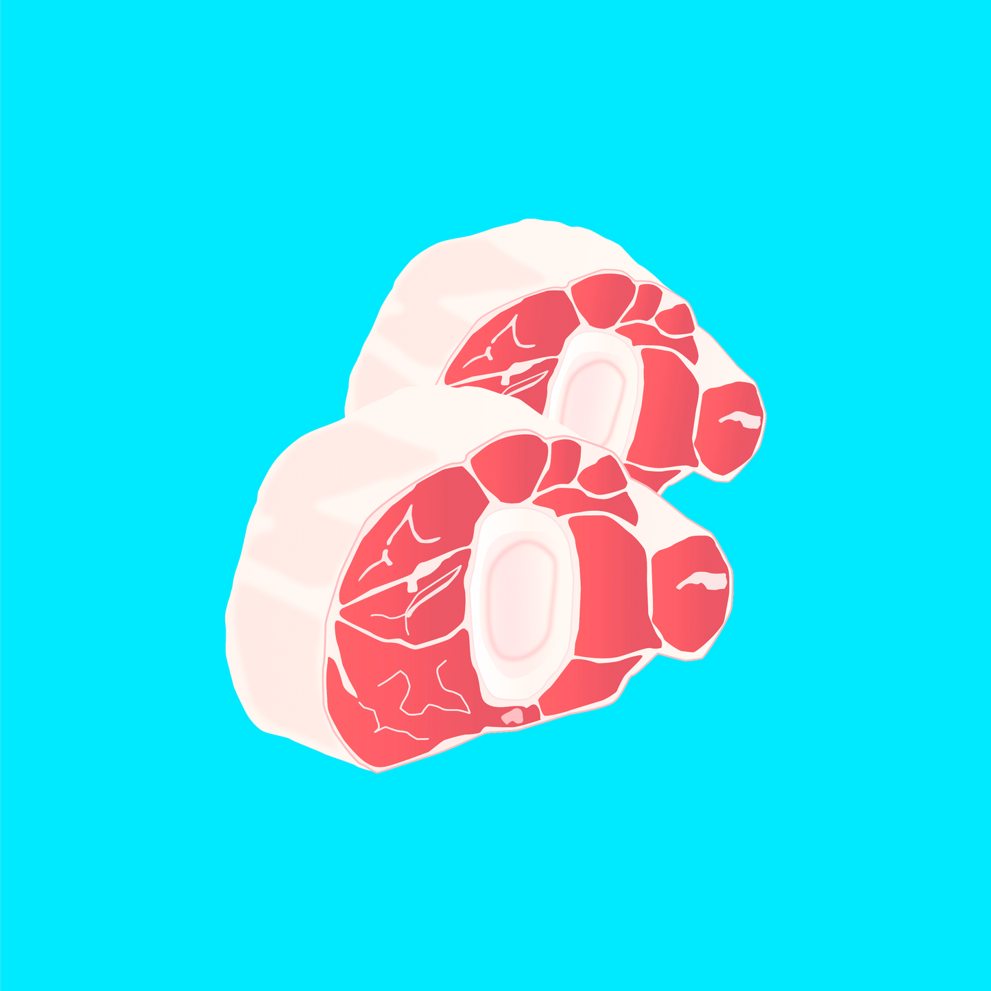 Pasture fed organic rose veal osso bucco