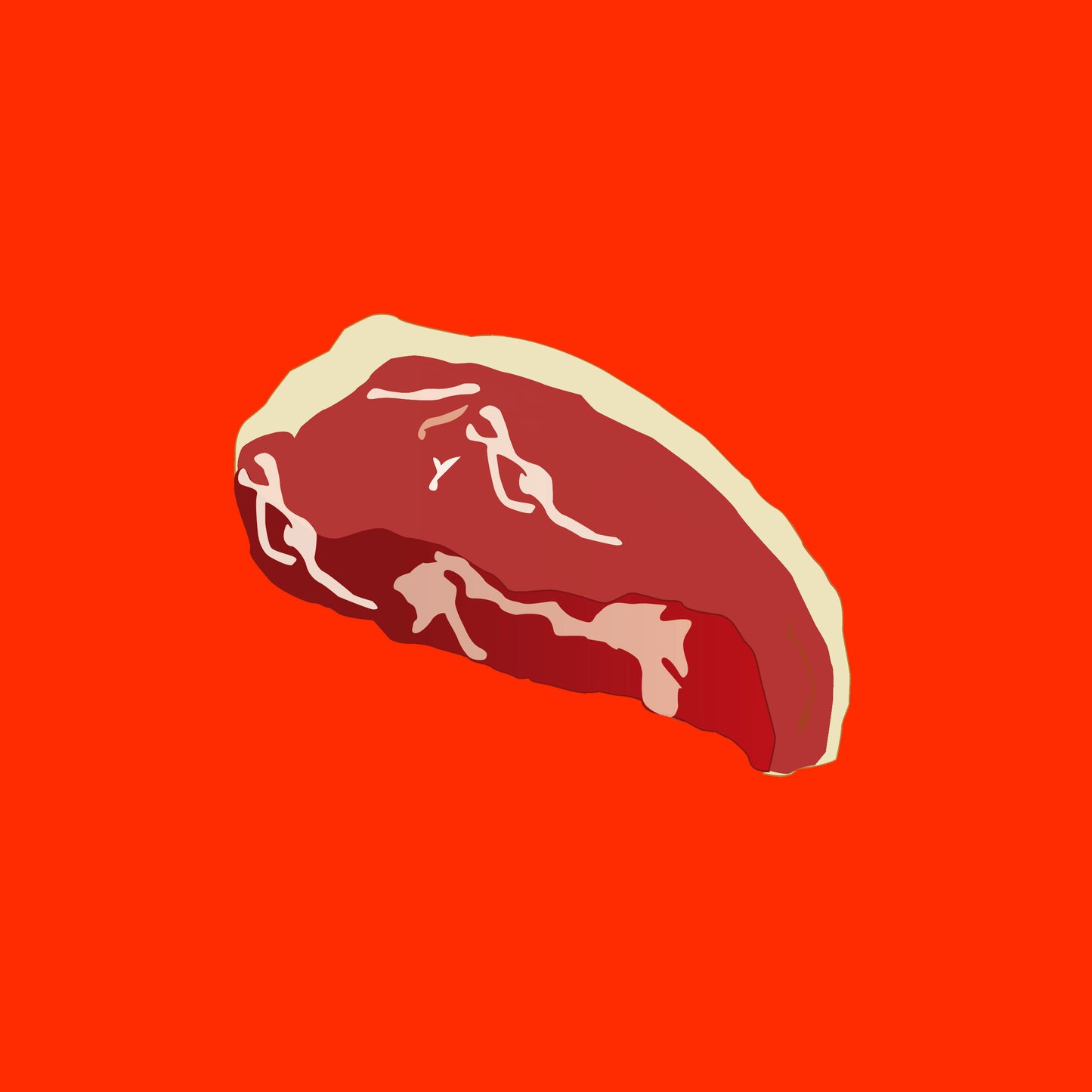 Pasture fed organic sirloin steak