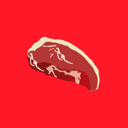 Pasture fed organic sirloin steak