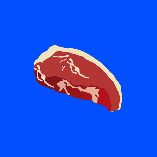 Pasture fed organic sirloin steak
