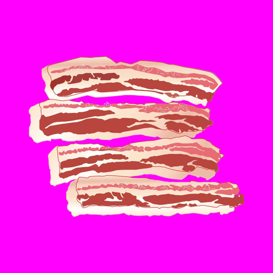 Organic pork belly strips