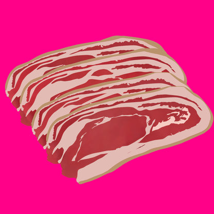 Nitrate free organic middle bacon