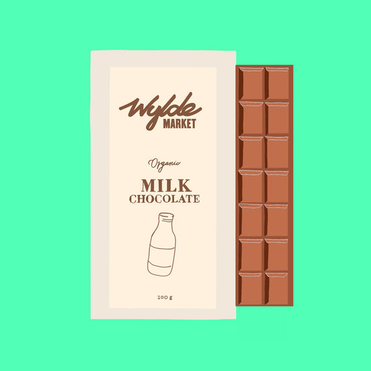 Organic milk chocolate bar