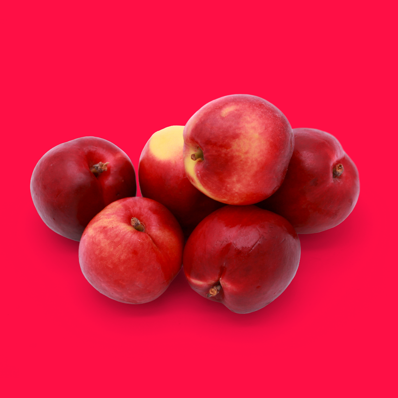Organic French flat nectarines