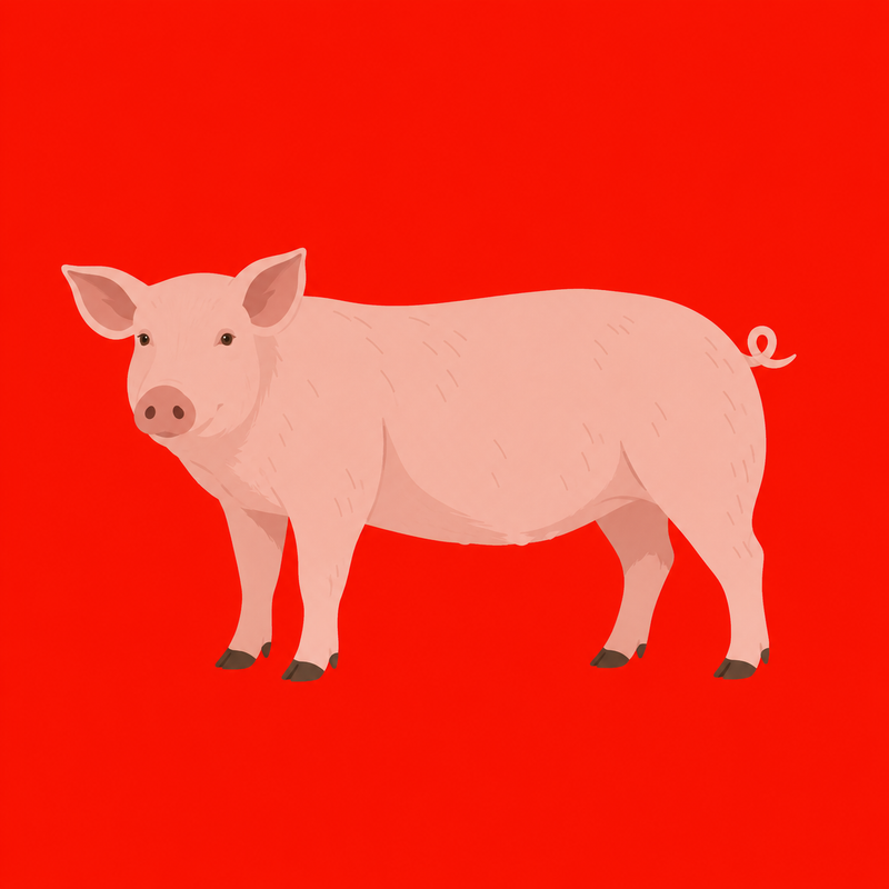 Christmas organic pork bones