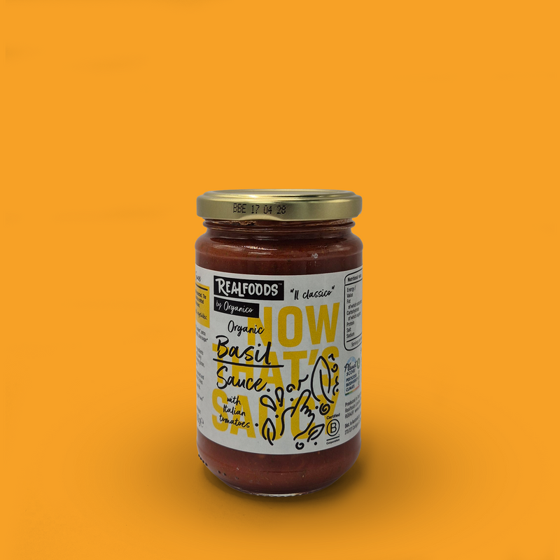 Organic tomato & basil sauce