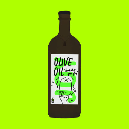 Organic extra virgin olive oil, cold-pressed oil with rich fruity flavour