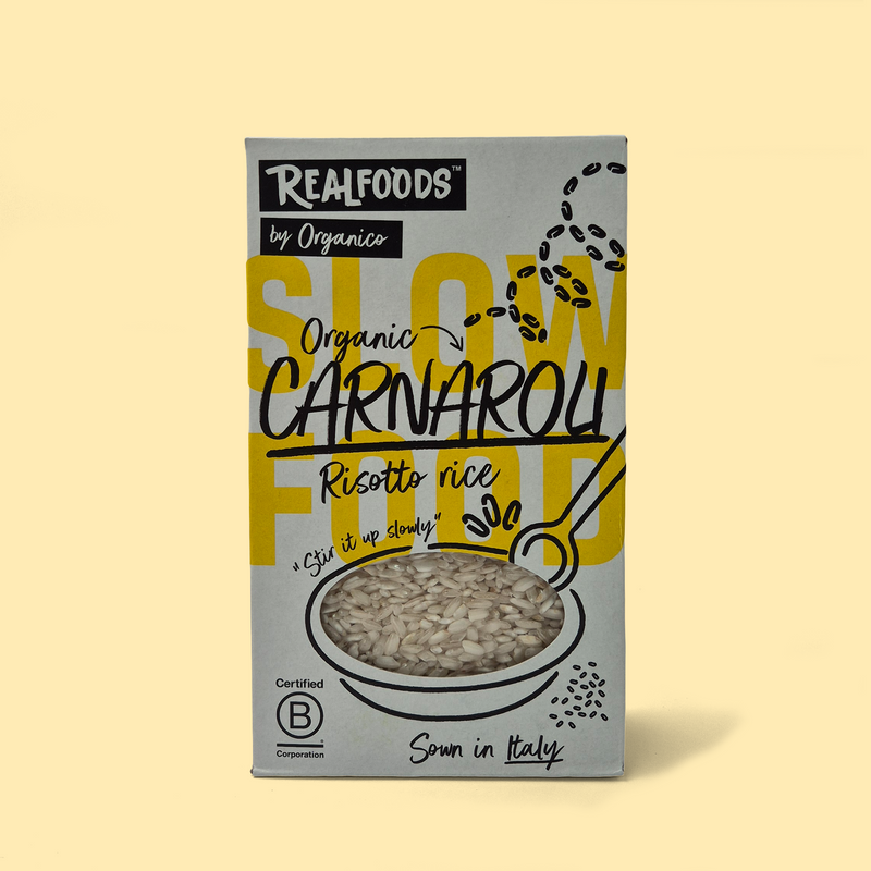 Organic carnaroli risotto rice