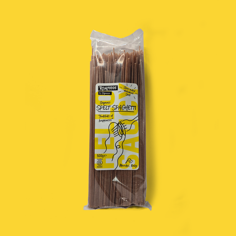 Organic spelt spaghetti