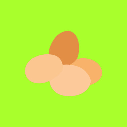 Pasture raised eggs raised to organic standards