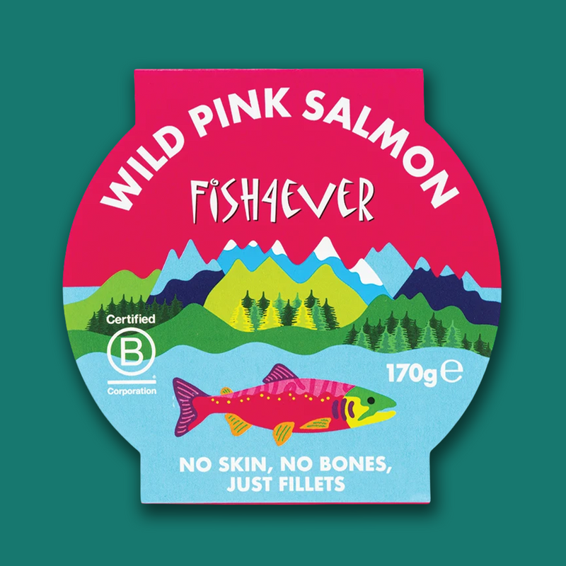 Wild Pacific pink salmon fillets