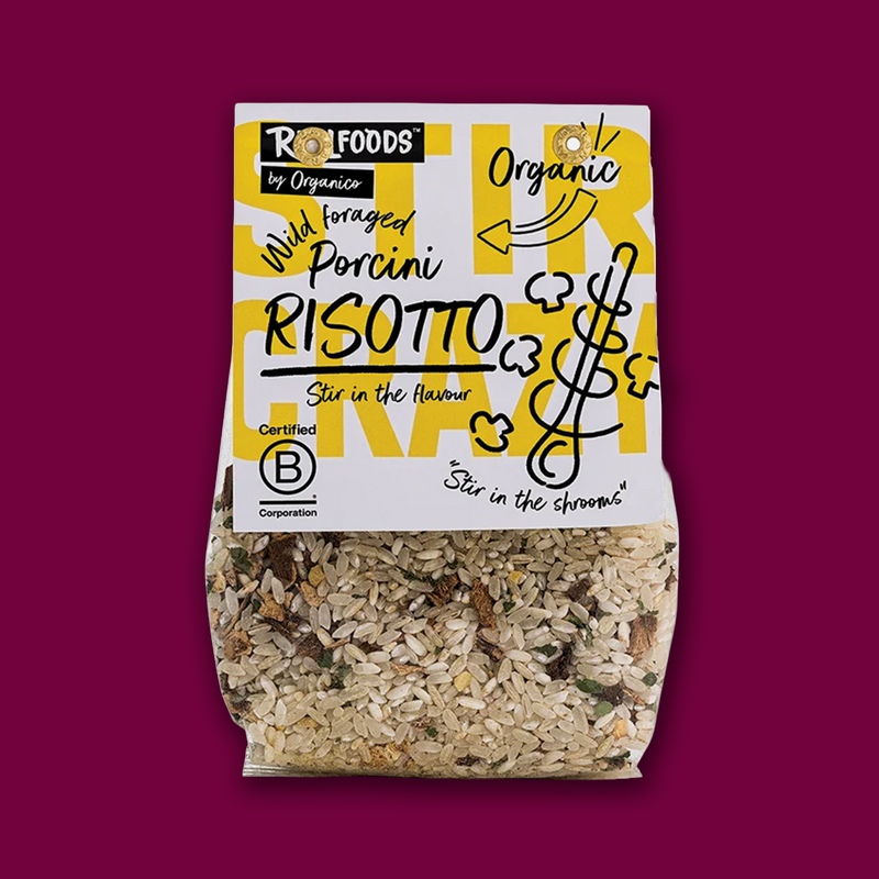 Organic porcini risotto