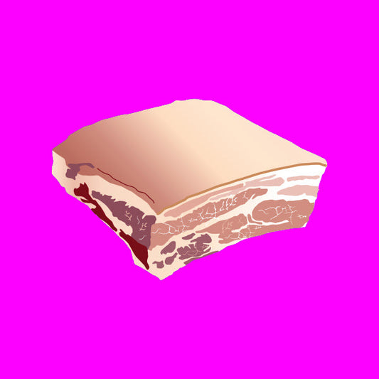 Organic pork belly