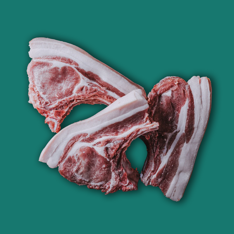 Organic pork loin chops