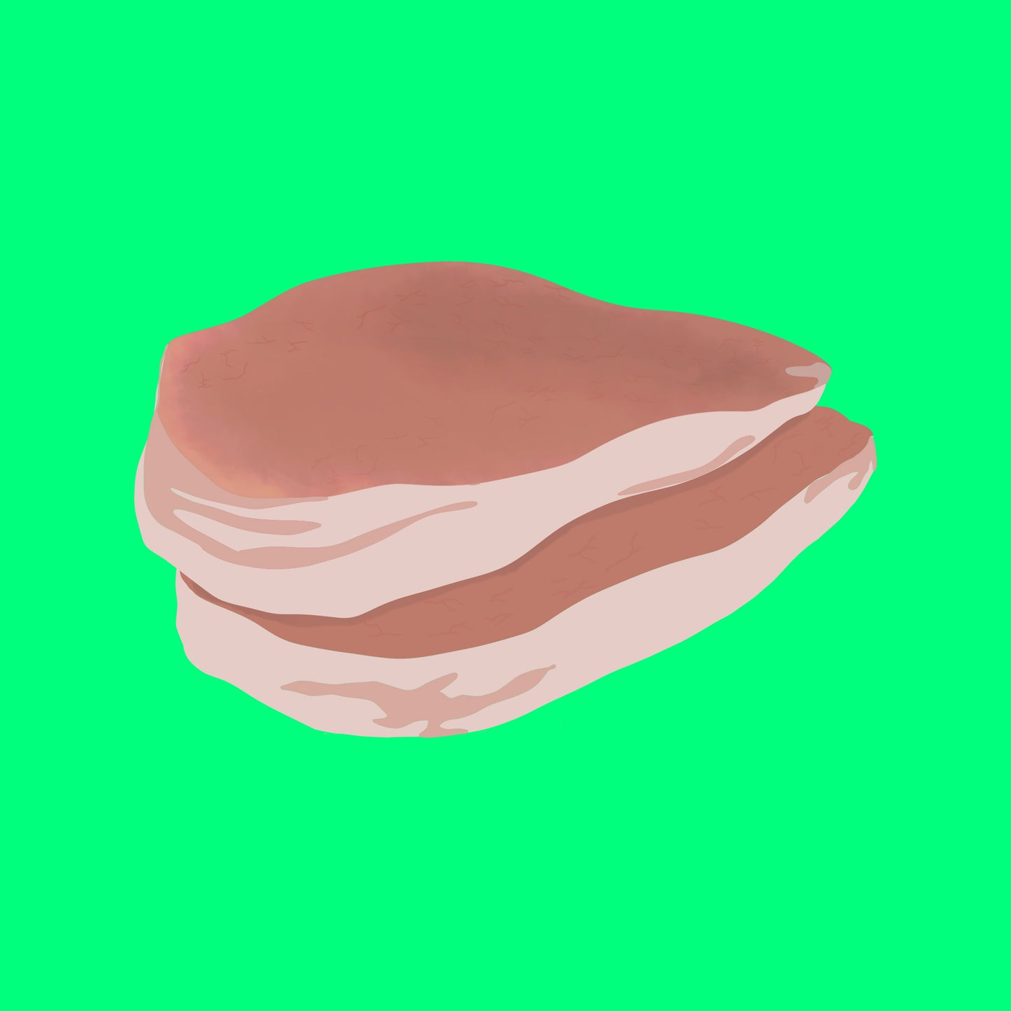 Organic pork leg steaks