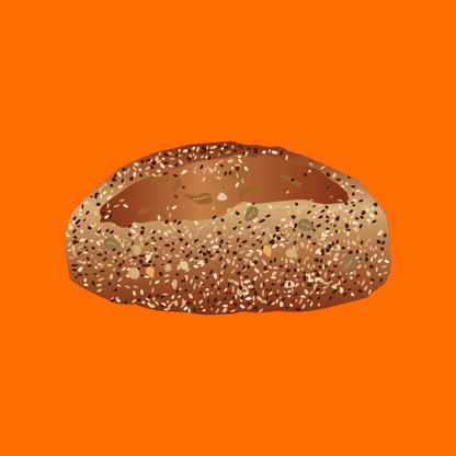 Fresh Prato bread loaf with a golden crust and soft, airy crumb.