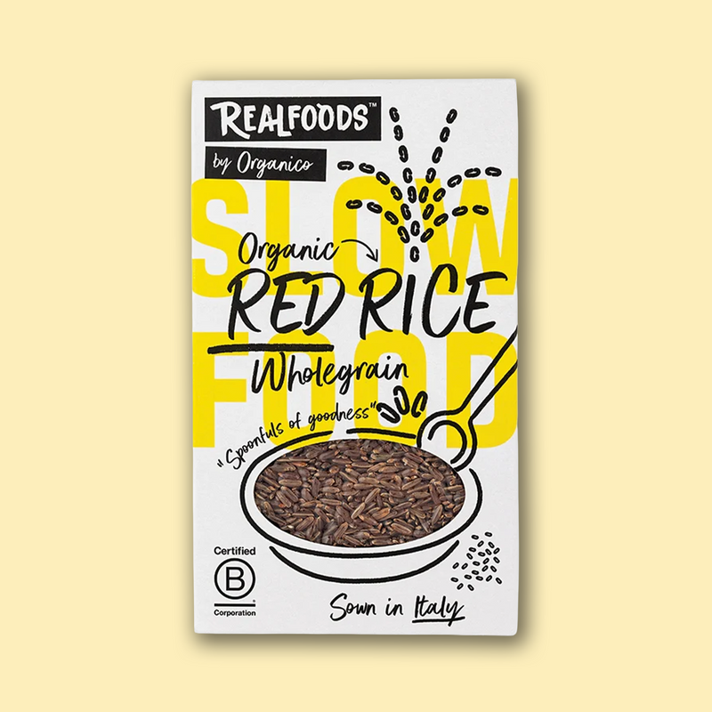 Organic red wholegrain rice