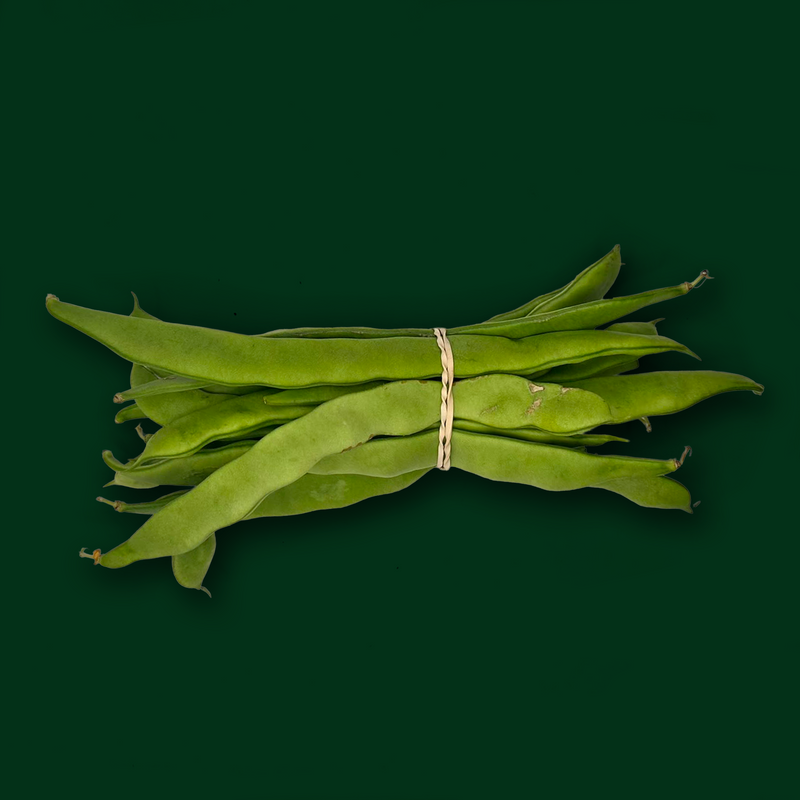 Organic runner beans