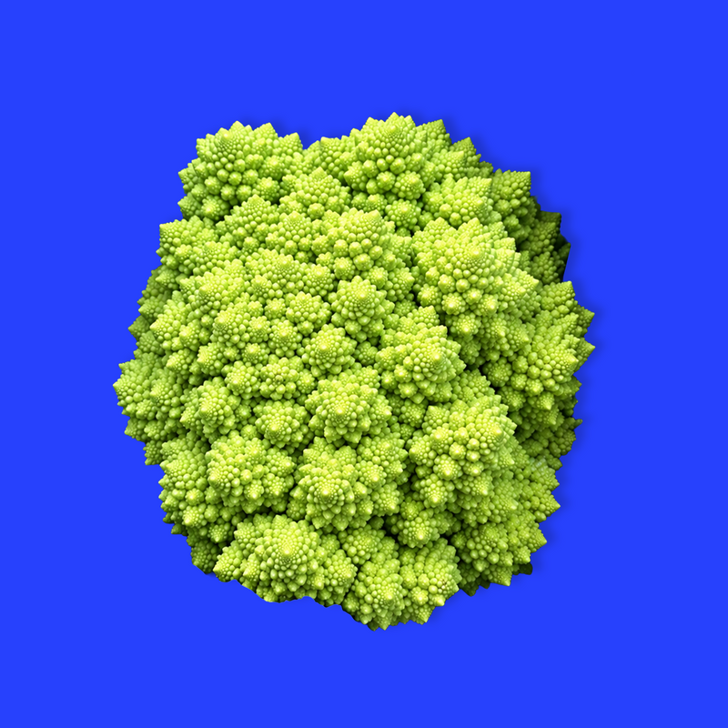 Organic Romanesco cauliflower