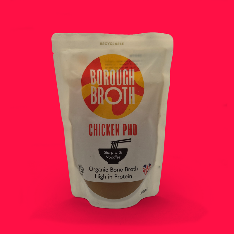 Organic chicken pho broth
