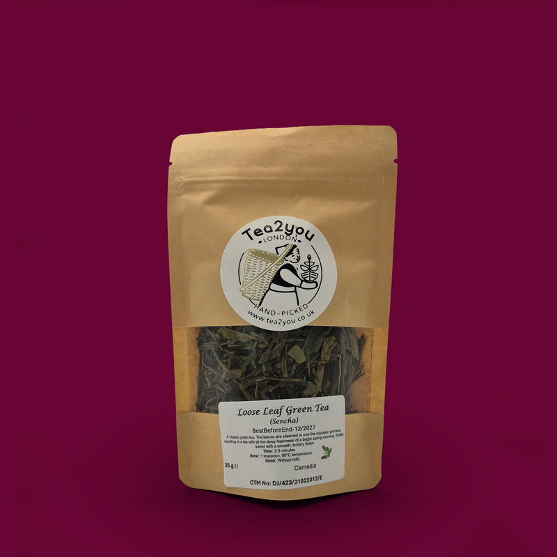 Sencha green loose leaf tea