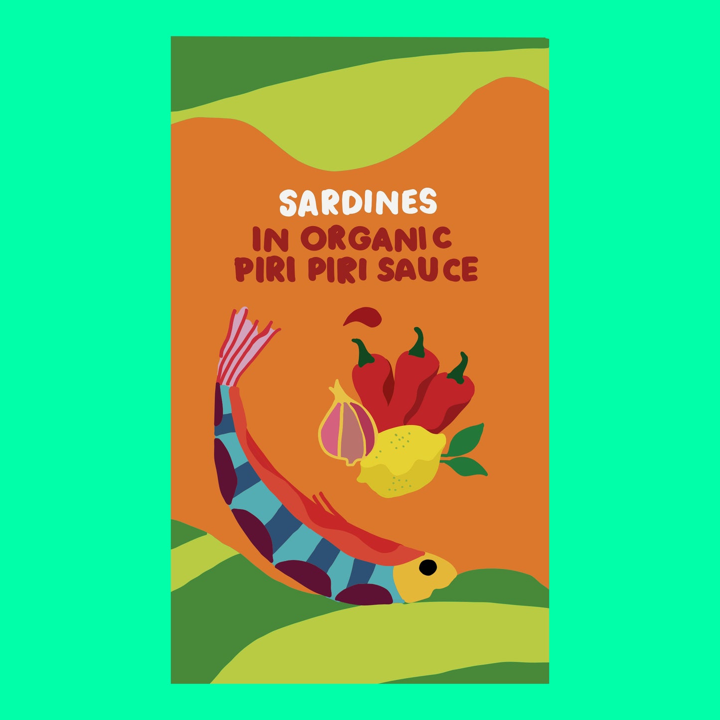 Sardines in organic piri piri sauce
