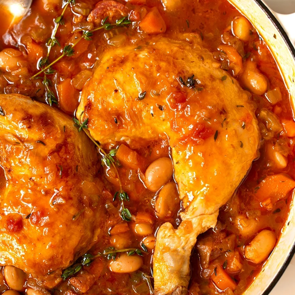 Organic Chicken, Chorizo & Butterbean Casserole