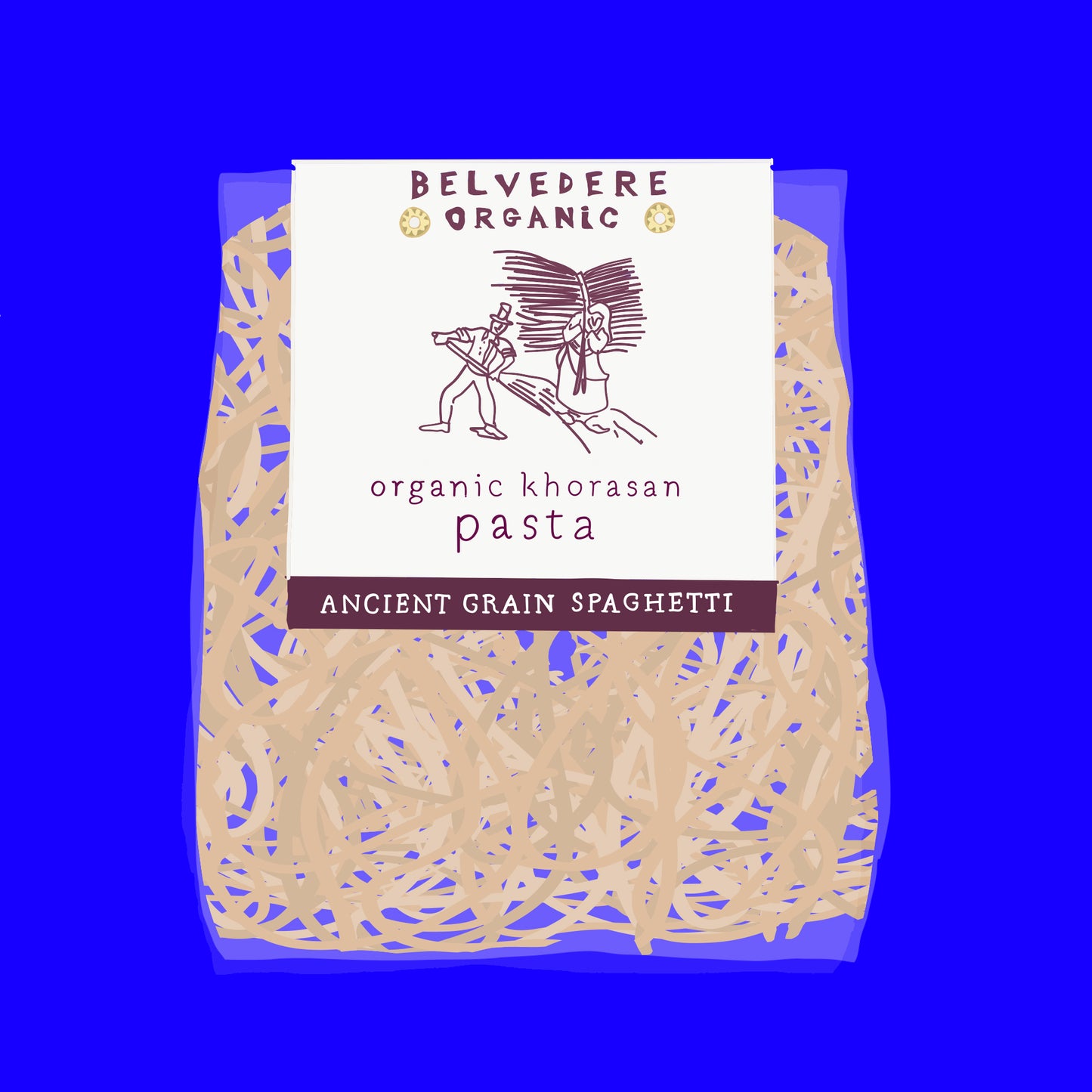 Organic Khorasan spaghetti