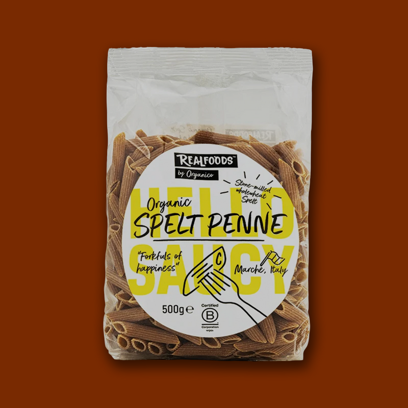 Organic spelt penne