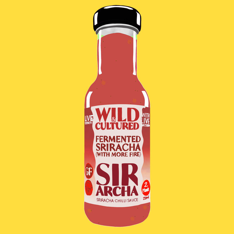 Extra hot organic fermented sriracha
